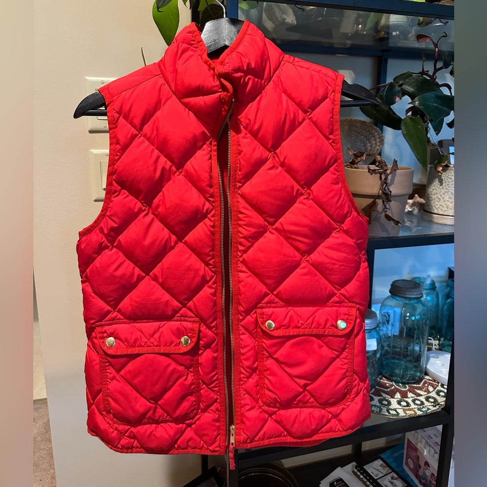 J. Crew Red Vest